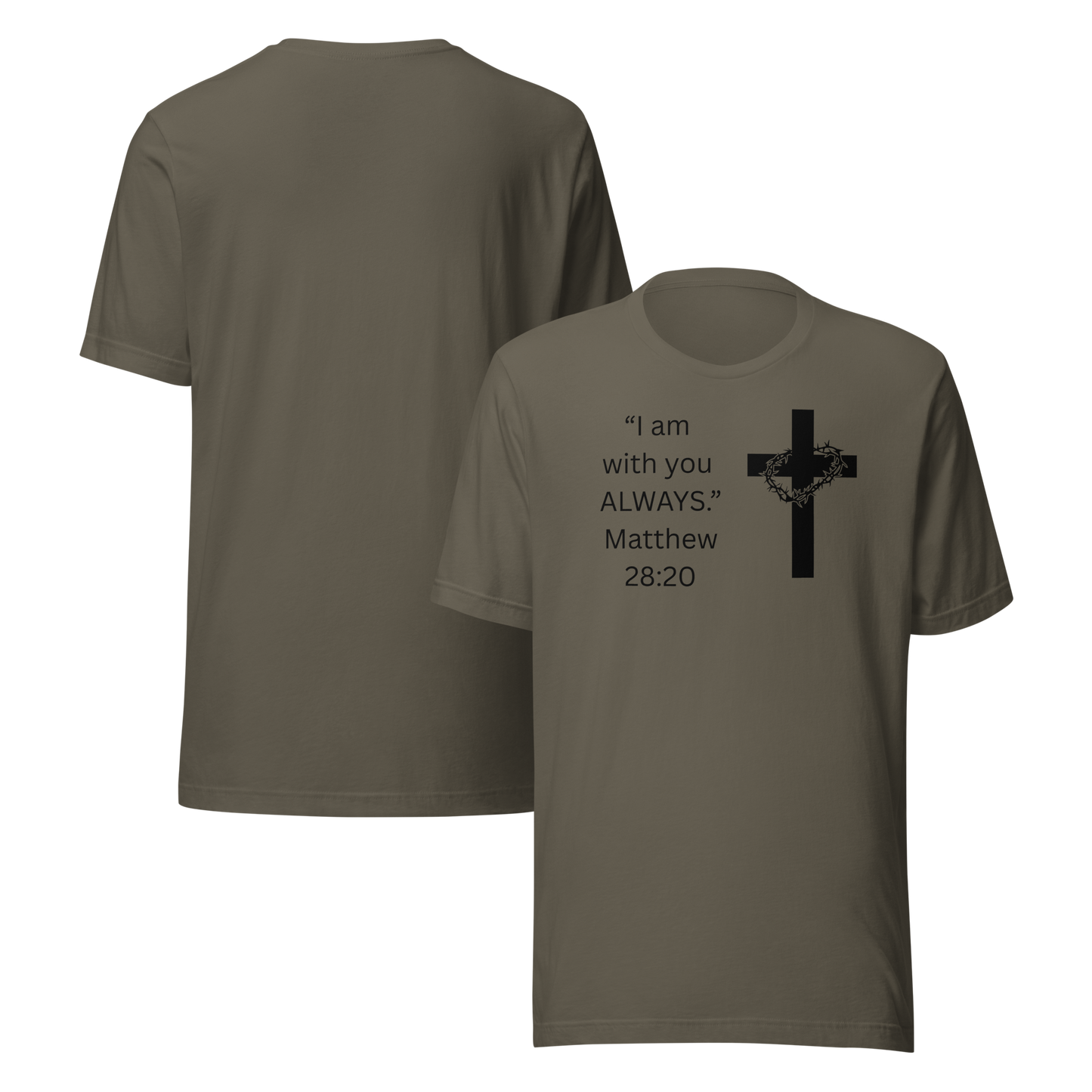I am with you ALWAYS T-shirt by Eti